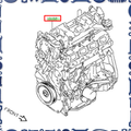 Nissan X-Trail (HNT32, 04.2015–04.2017) Bearing & Short Engine Assembly