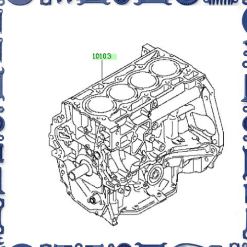 Nissan X-Trail (HNT32, 04.2015–04.2017) Bearing & Short Engine Assembly
