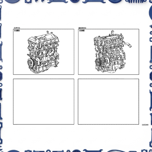 Toyota Noah (ZWR90W-APXEB) Partial Engine Assembly 19000-37A80	2ZRFXE..ZWR9#..SG,SZ,X	01.2022