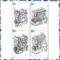 Partial engine assembly for Toyota 11000 (19000-21D81)
