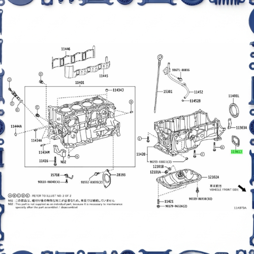 Toyota Aqua (NHP10-AHXCB) Cylinder Block