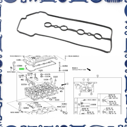 Toyota Aqua (NHP10-AHXCB) Cylinder Head
