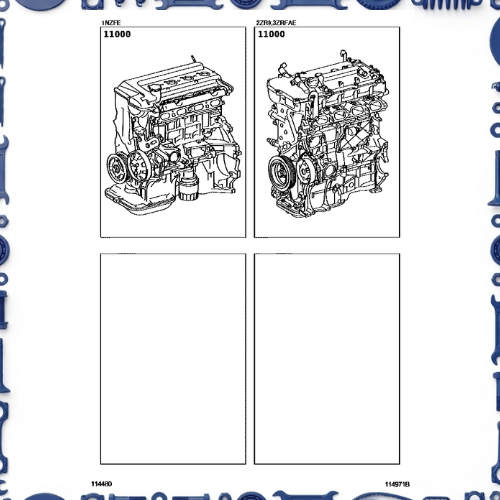 Allion (NZT260-AEXEK) Partial Engine Assembly