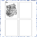 Partial engine assembly for Toyota 19000-36320