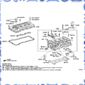 Cylinder head for Toyota 11201-75054