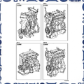 Partial engine assembly for Toyota 11000 - (19000-47350)
