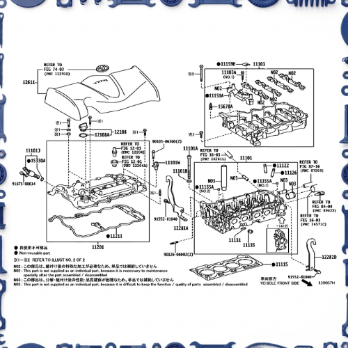 Cylinder head for Toyota 11103 - HOUSING SUB-ASSY, CAMSHAFT 11103-47902