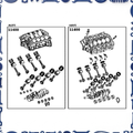 Short block assembly for Toyota 11400-38111