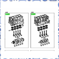Short block assembly for Toyota 11400-37230
