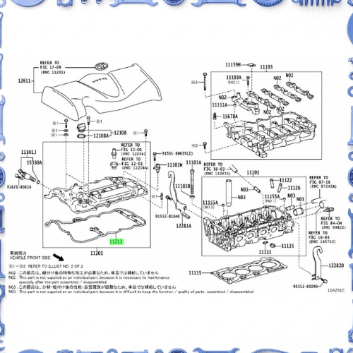 Cylinder head for Toyota 11122-47020