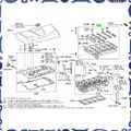 Cylinder head for Toyota 11103 - HOUSING SUB-ASSY, CAMSHAFT 11103-47902