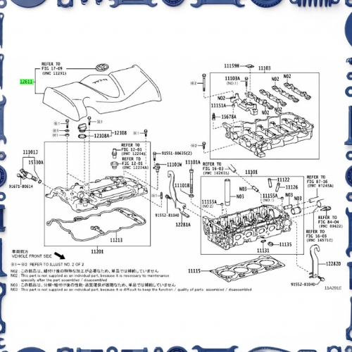 Cylinder head for Toyota 11103 - HOUSING SUB-ASSY, CAMSHAFT 11103-47902