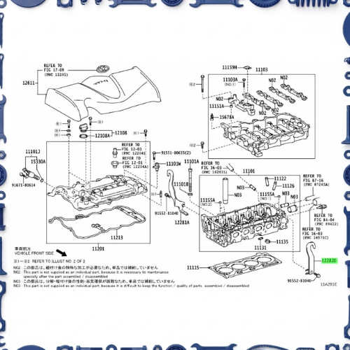 Cylinder head for Toyota 11103 - HOUSING SUB-ASSY, CAMSHAFT 11103-47902