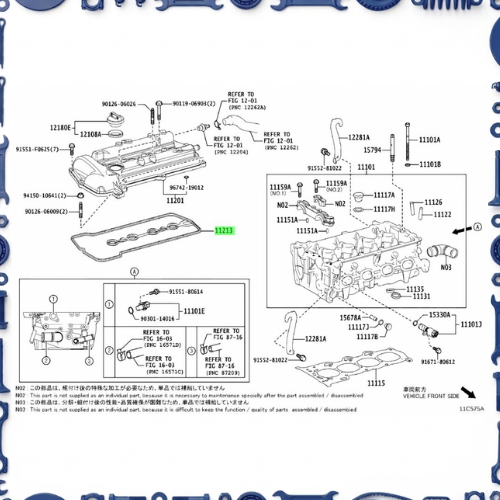 Cylinder head for Toyota  11213-21020