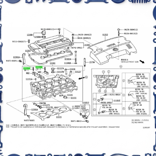 Cylinder head for Toyota  11213-21020