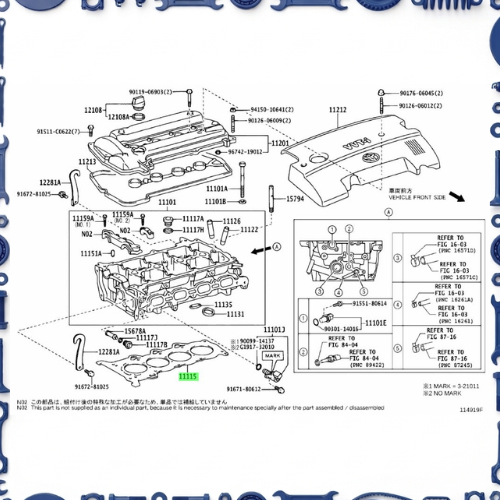 Cylinder head for Toyota  11213-21020