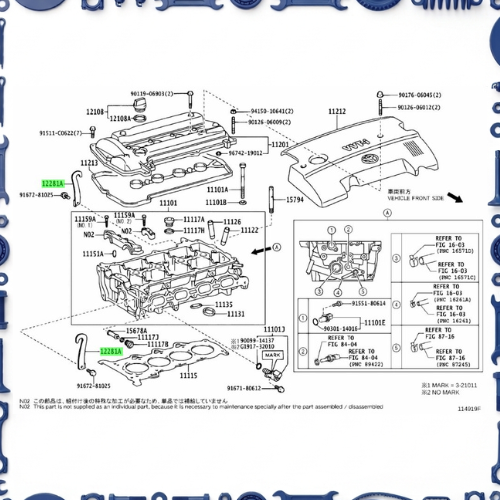 Cylinder head for Toyota  11213-21020