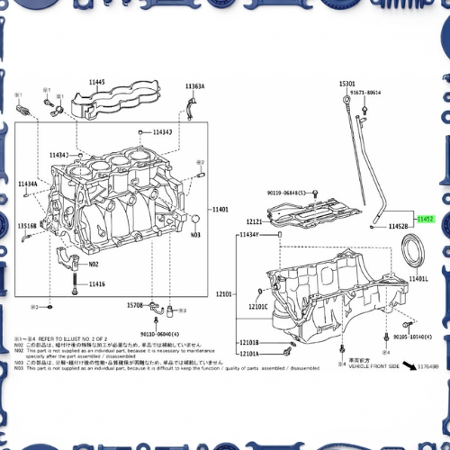 Cylinder block for Toyota 11445-47020