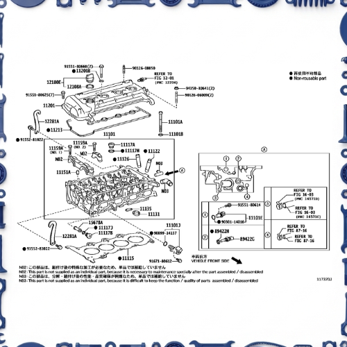 Toyota Aqua (NHP10-AHXCB) Cylinder Head