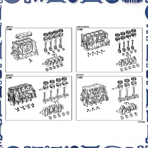 Toyota Corolla (ZWE211-AEXSB) Short Block Assembly