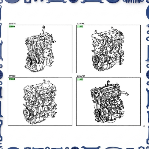 Toyota Corolla (ZWE211-AEXNB) Partial Engine Assembly