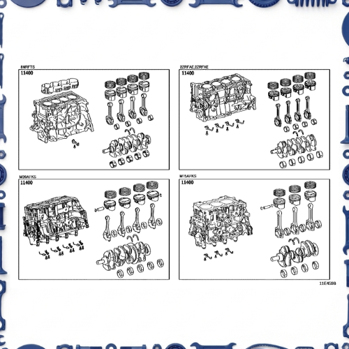 Toyota Corolla (ZWE211-AEXNB) Short Block Assembly